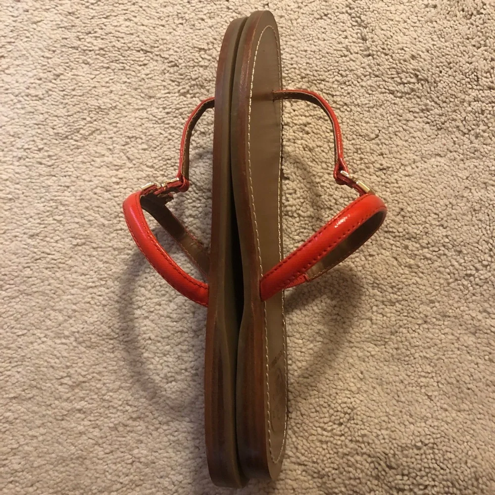 Tory Burch Patent Leather Thong Sandals